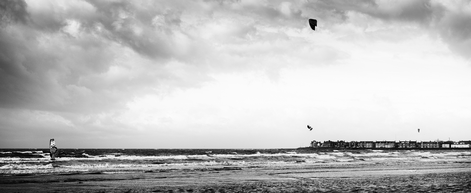 Troon Beach kitesurf ©Samuel F.